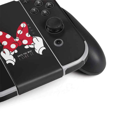 Disney Minnie Mouse Dots The Way Nintendo Switch OLED (2021) Skin